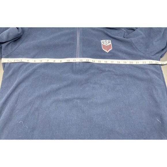 Antigua Men’s MLS USA Soccer 1/4 Zip Navy Blue Pullover Sz XLT NEW Fan Gear - Picture 6 of 7
